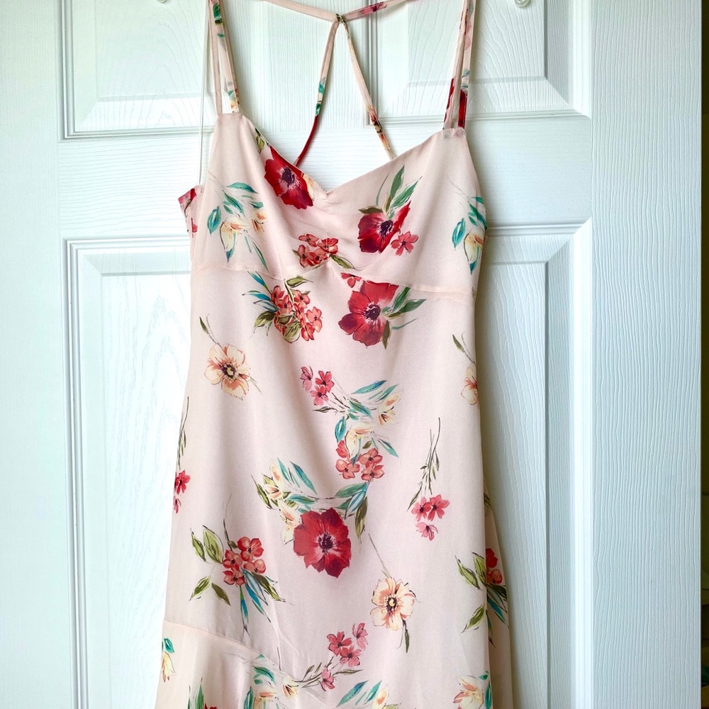 Floral mini dress // Bershka // size small